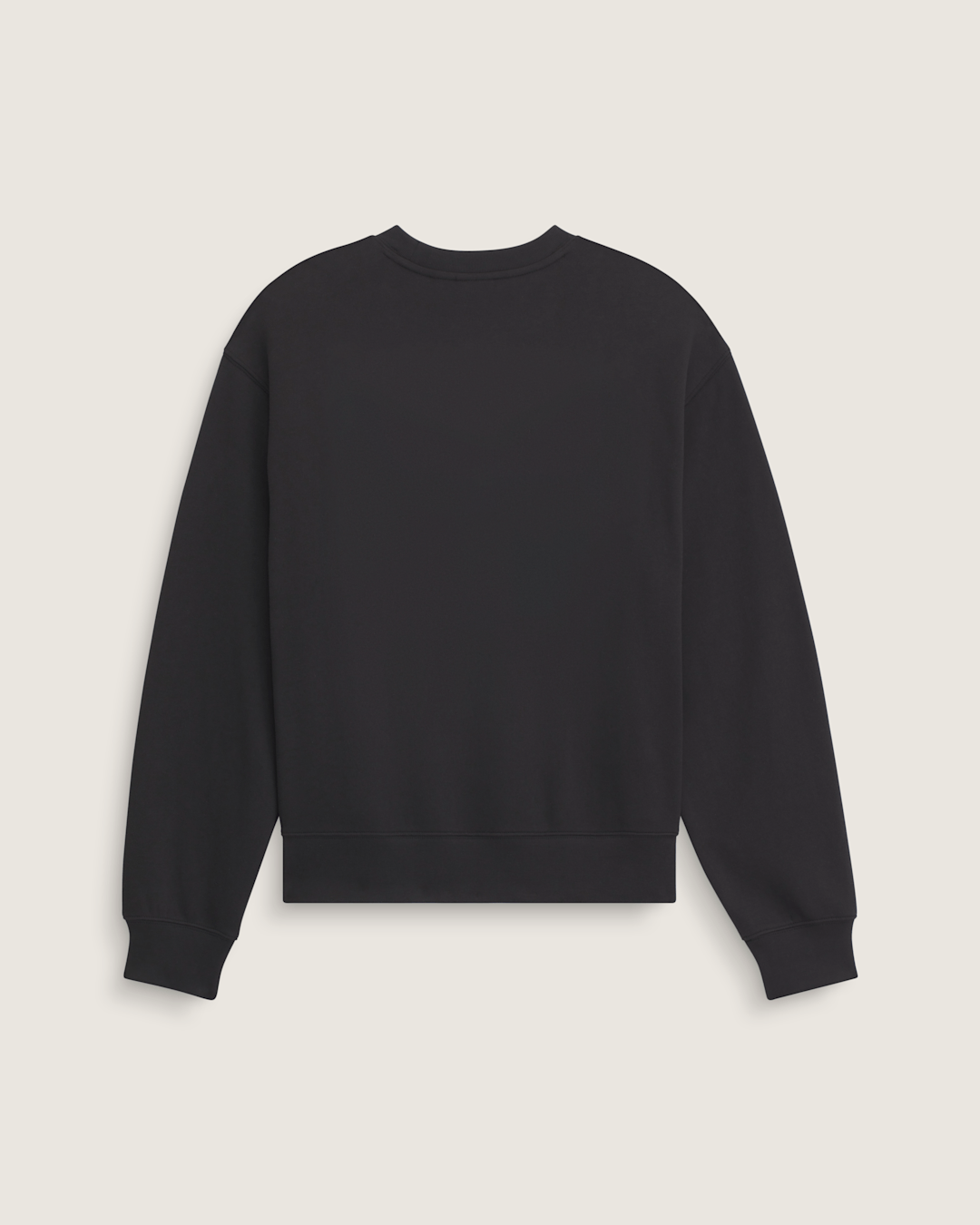 Vans Stretch Logo Crew Sweatshirt in Black / White