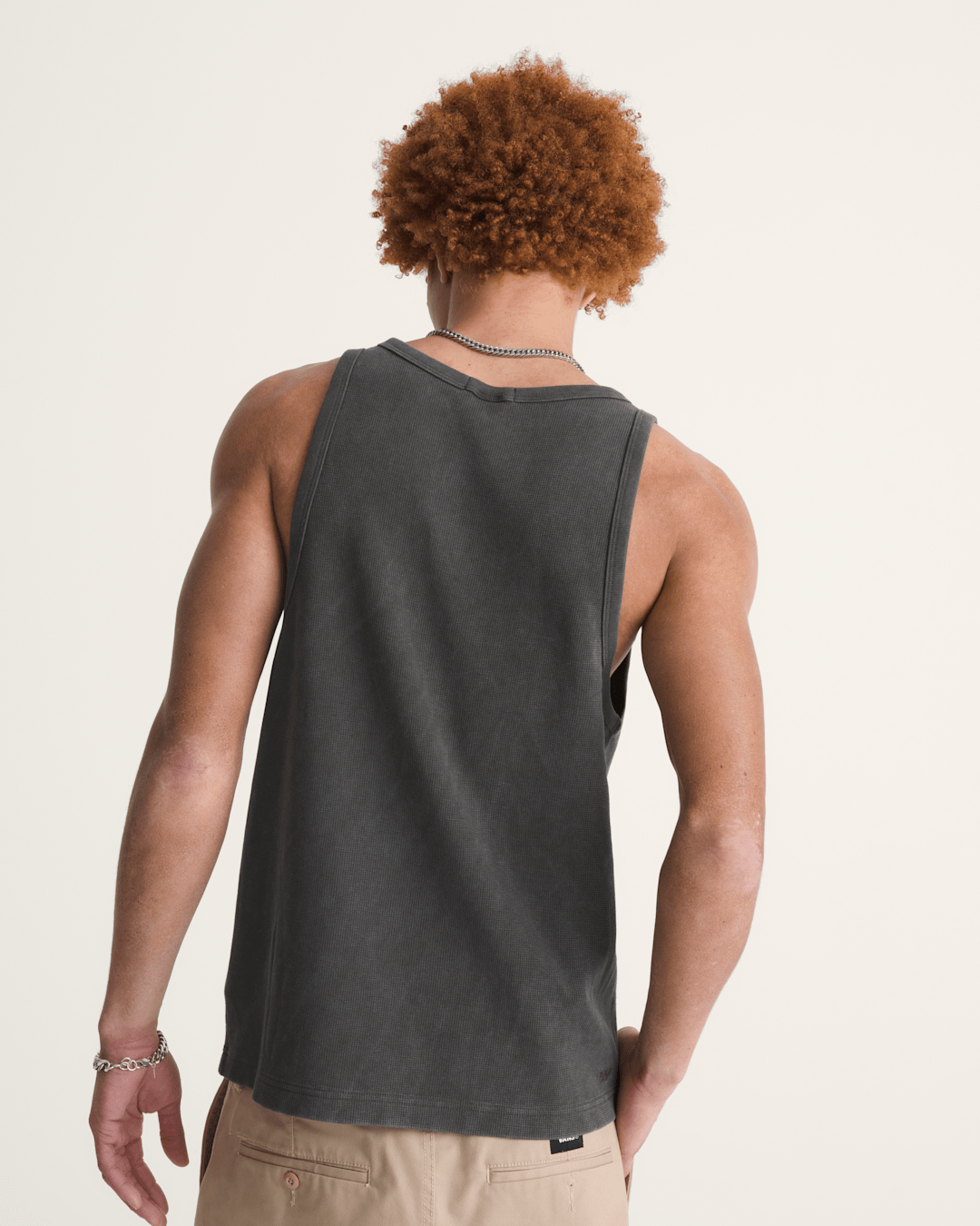 Vans Premium Waffle Tank Top in Faded Black