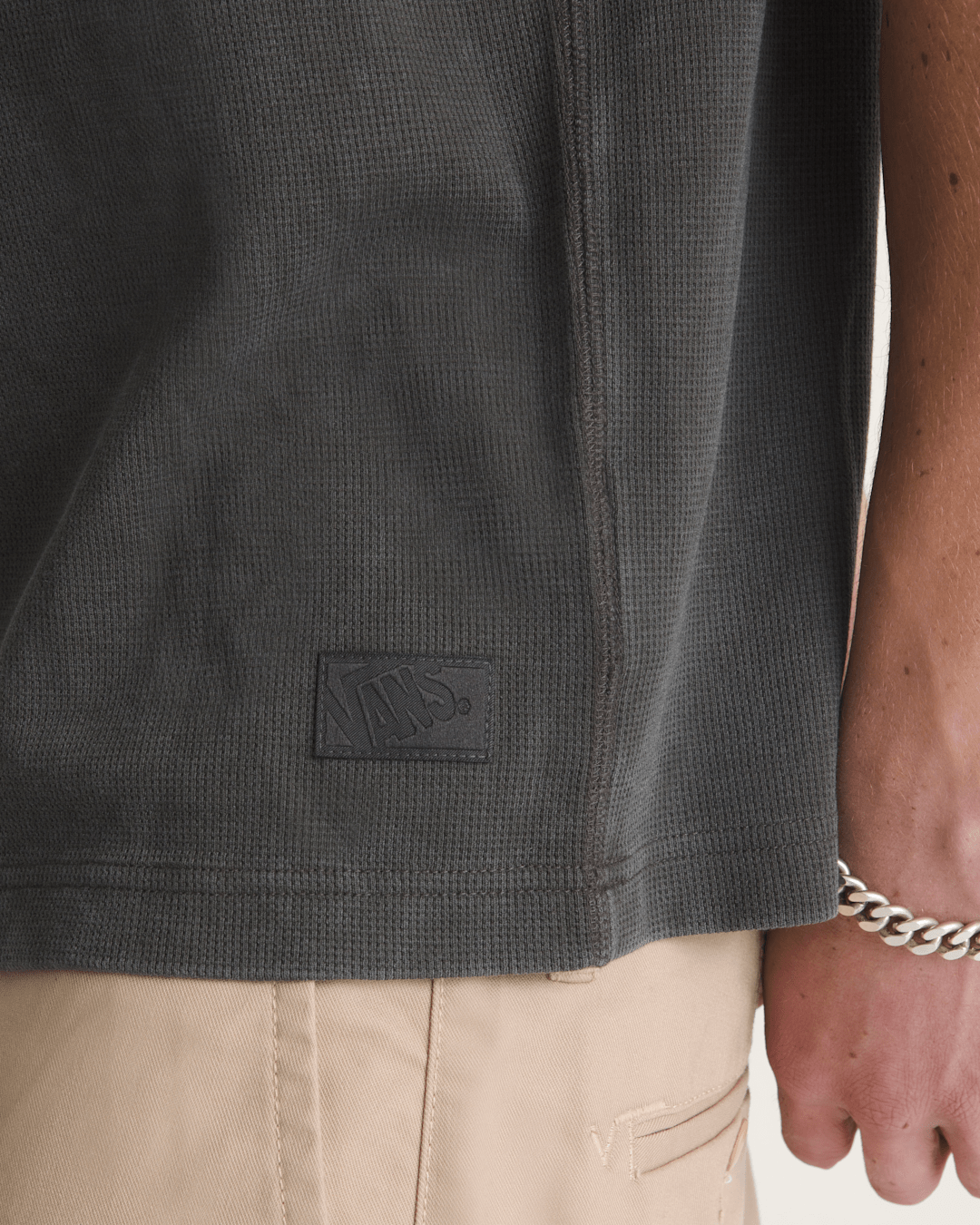 Vans Premium Waffle Tank Top in Faded Black