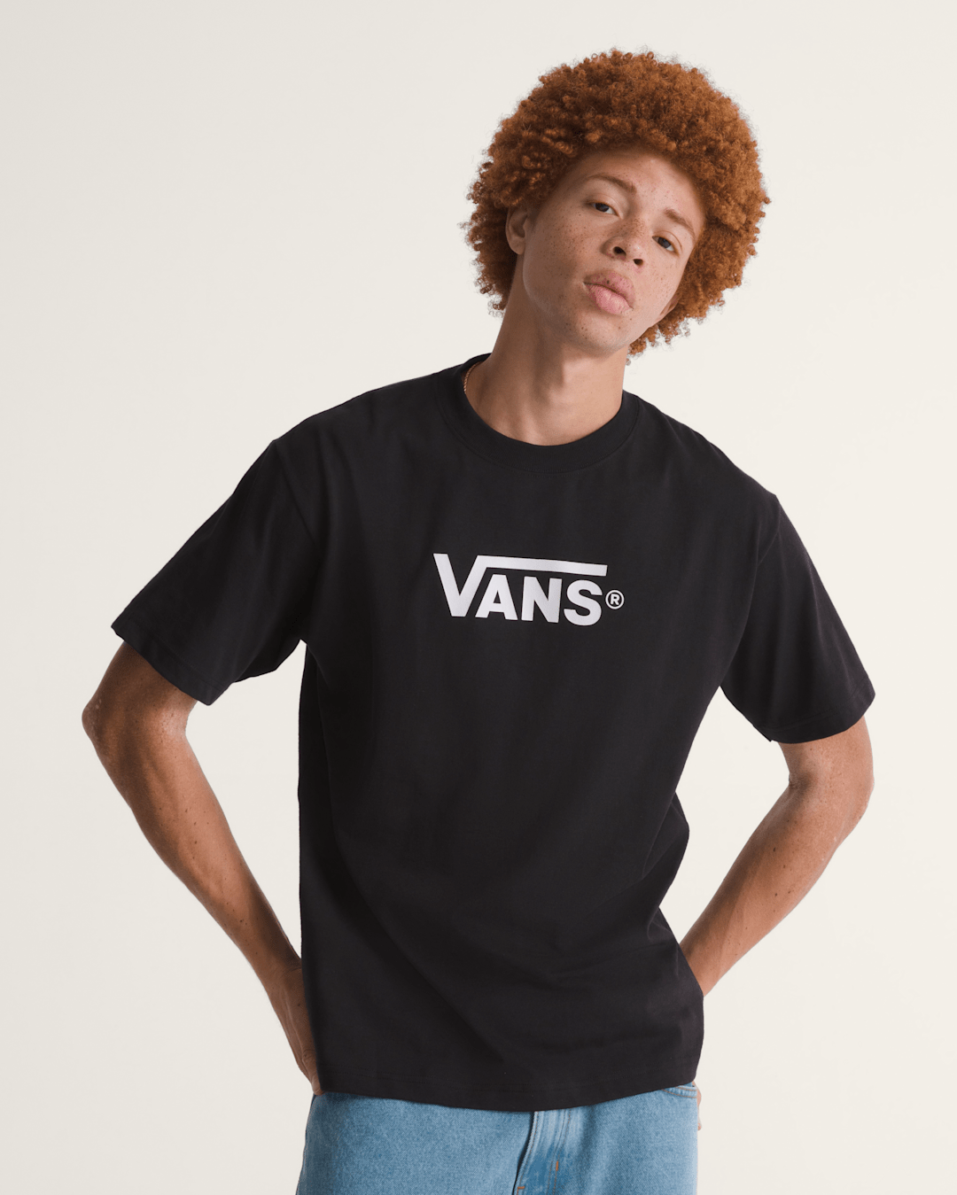 Vans New Vans Classic T-Shirt in Black / White