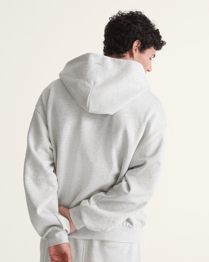 Vans Premium Zip Hoodie in Ash Heather Grey