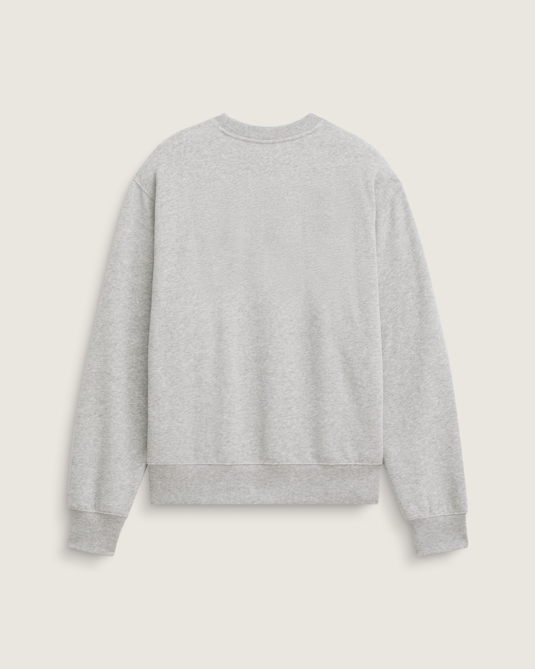 Vans Stretch Logo Crew Sweatshirt in Cement Heather Grey