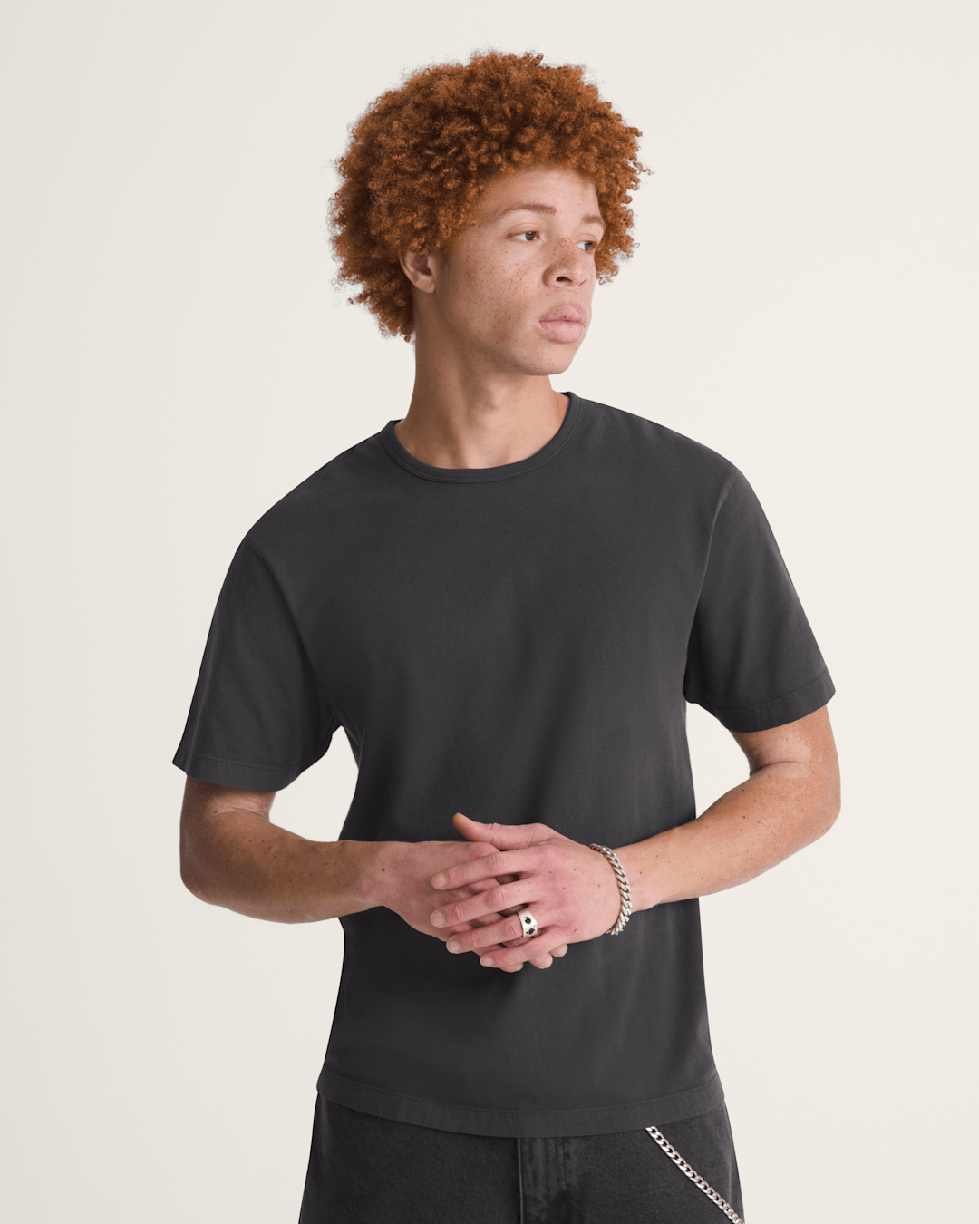 Vans Premium Shrunken T-Shirt in Faded Black