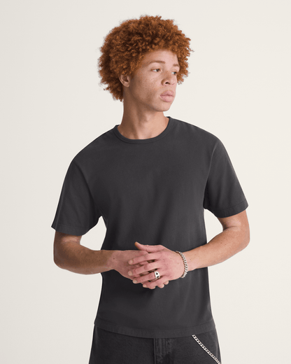 Vans Premium Shrunken T-Shirt in Faded Black