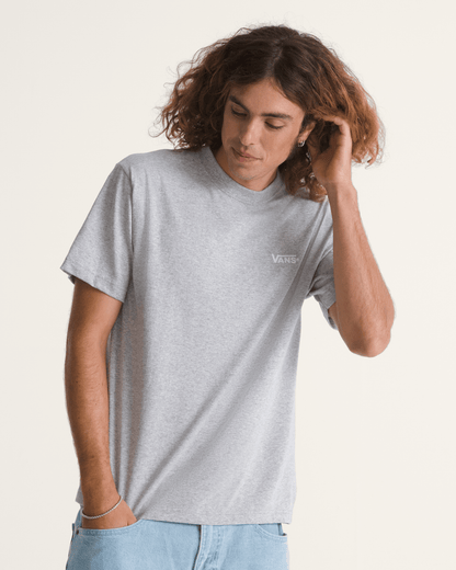 Vans New Left Chest T-Shirt in Athletic Heather Grey