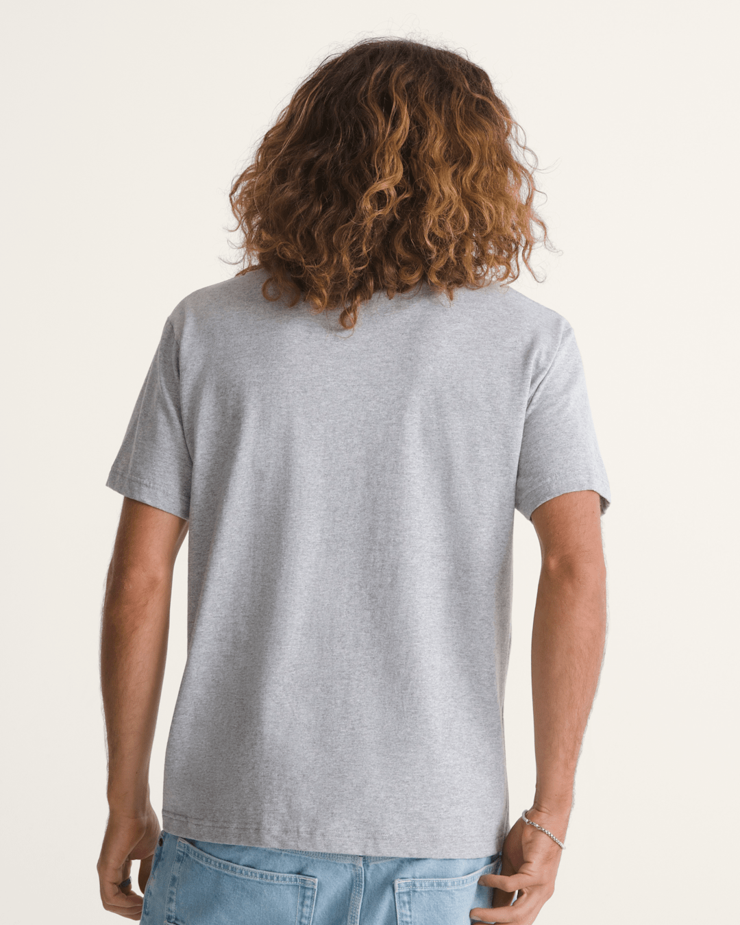 Vans New Left Chest T-Shirt in Athletic Heather Grey