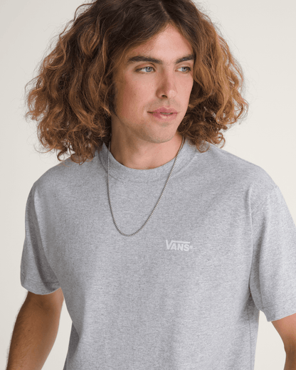 Vans New Left Chest T-Shirt in Athletic Heather Grey