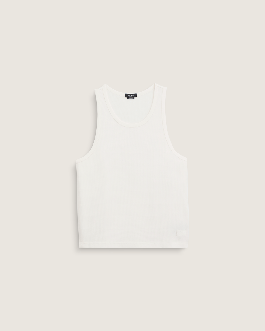 Vans Premium Waffle Tank Top in Egret White