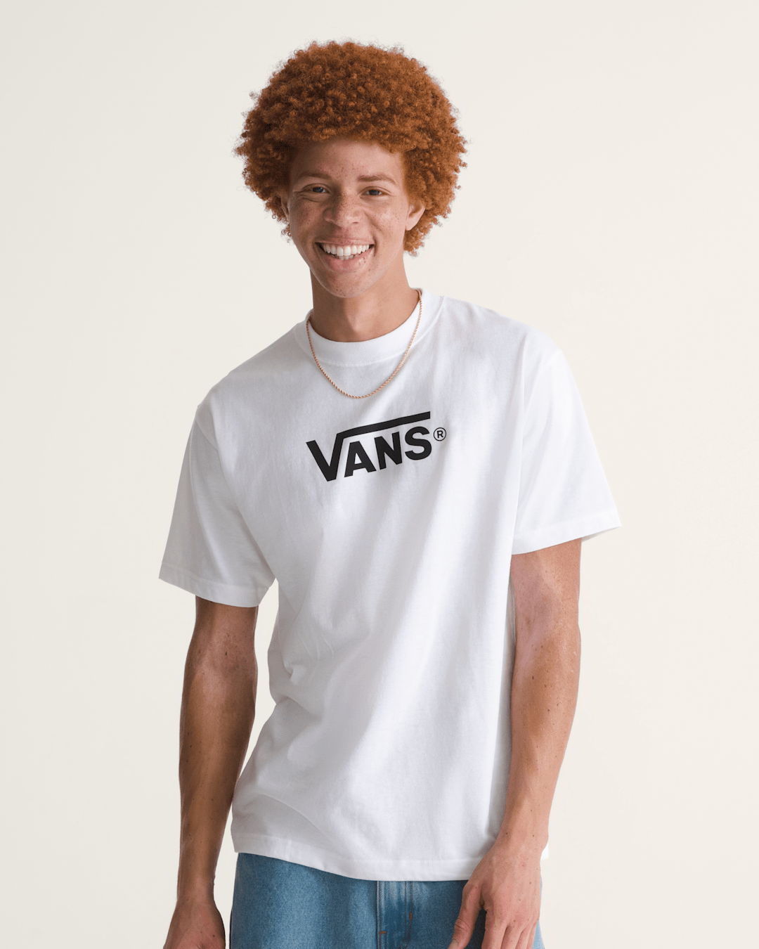 Vans New Vans Classic T-Shirt in White / Black