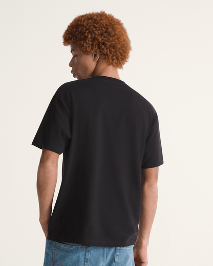 Vans Stretch Logo T-Shirt in Black / White