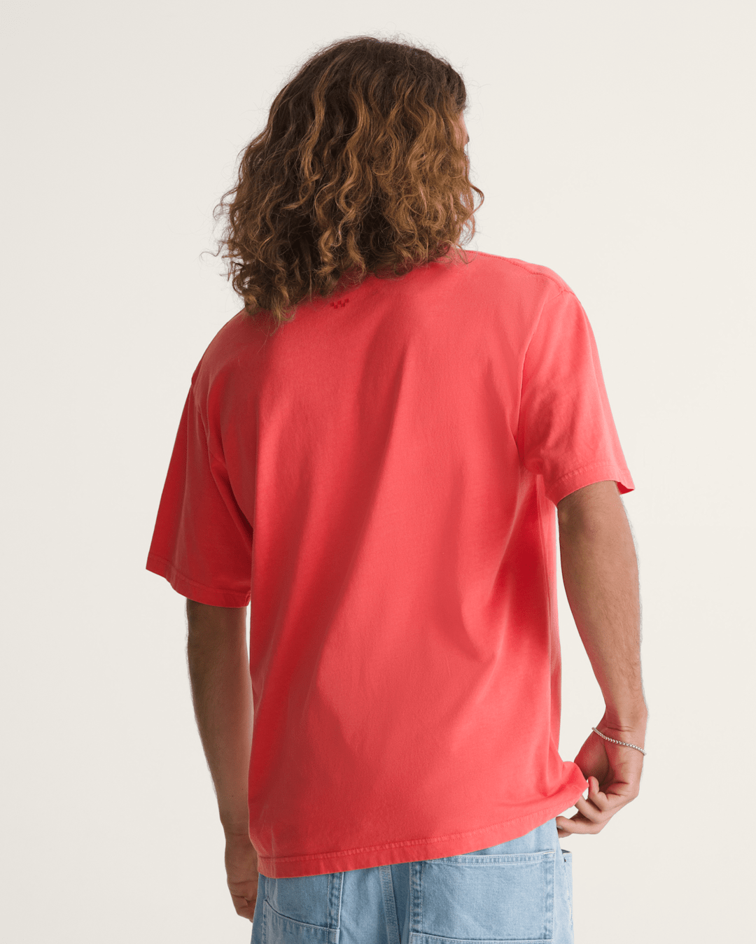 Vans Premium Loose Fit T-Shirt in Crimson Haze Red