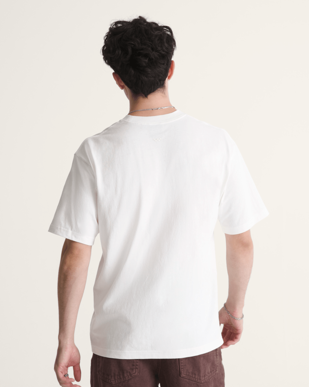 Vans Premium Loose Fit T-Shirt in Egret White