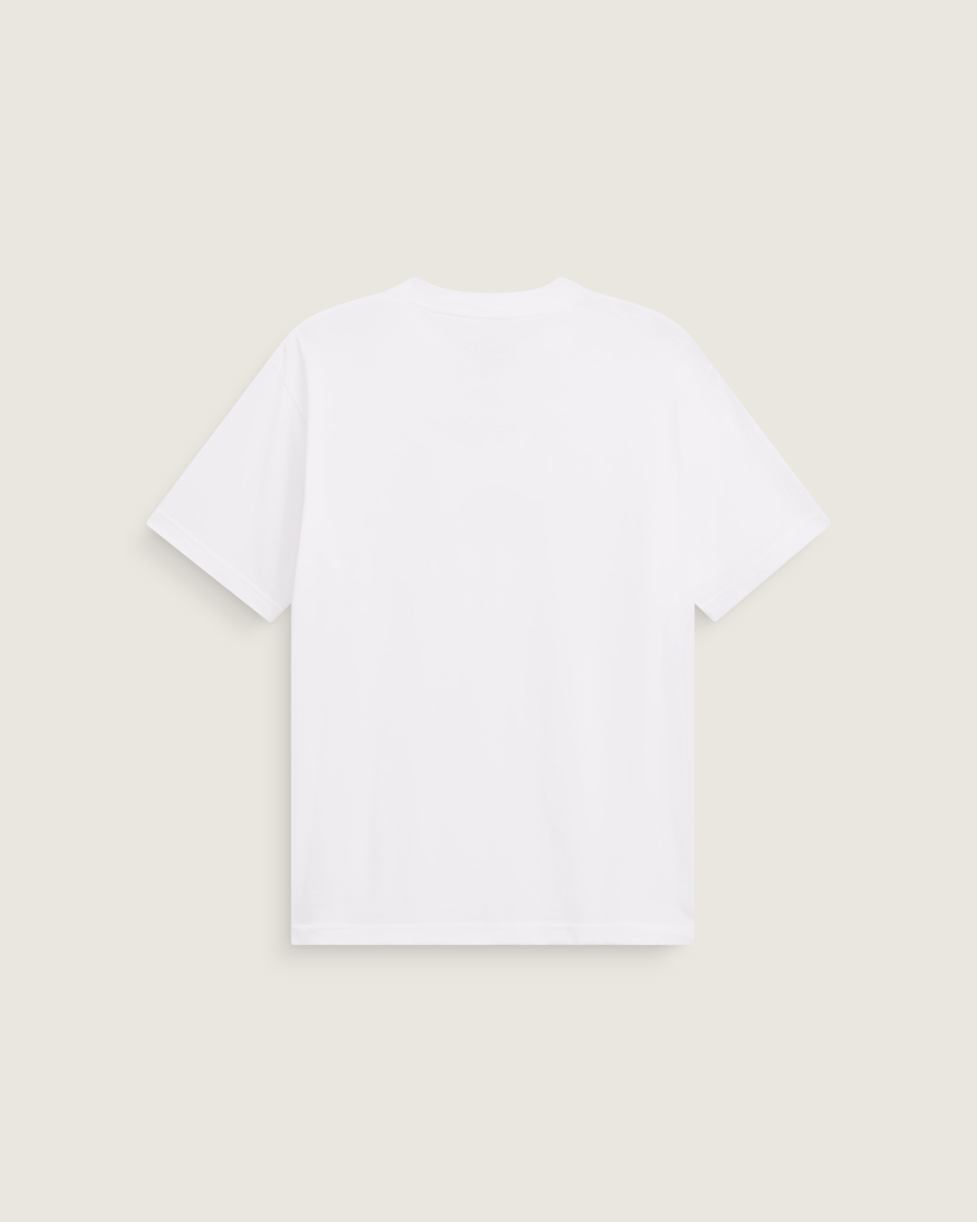 Vans Stretch Logo T-Shirt in White / Black