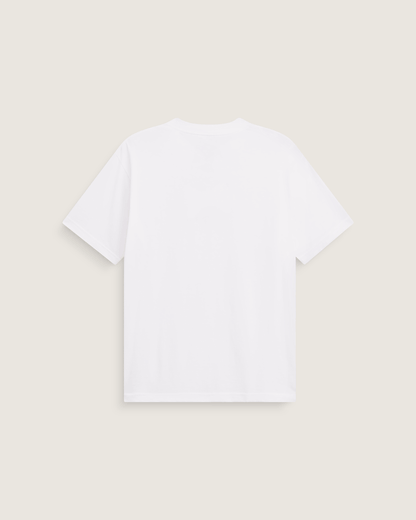 Vans Stretch Logo T-Shirt in White / Black