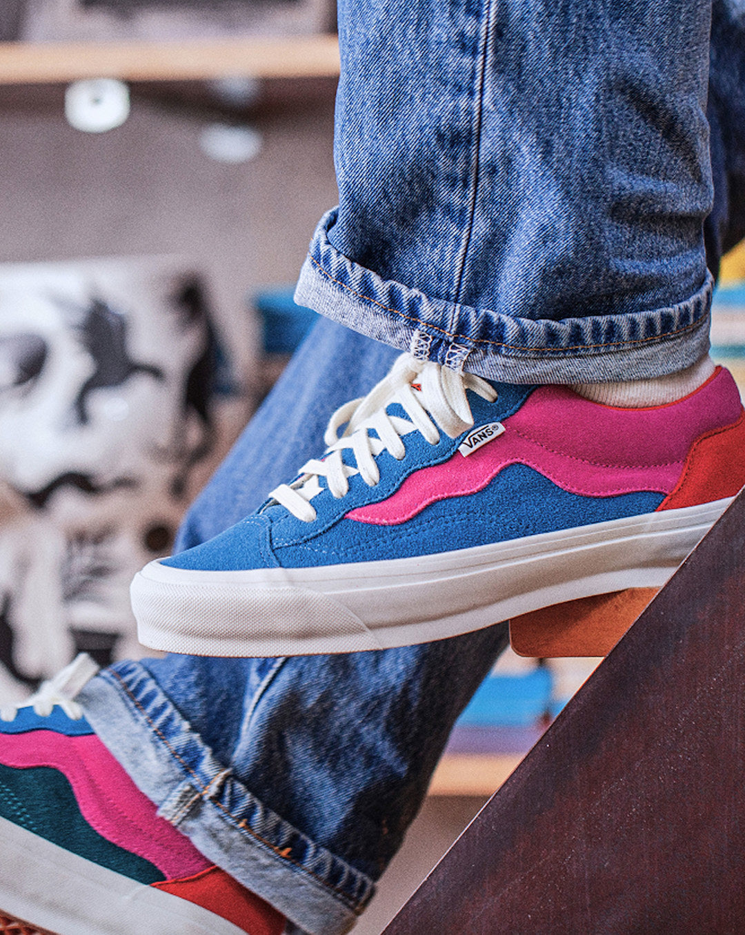 Vans OTW by Vans X Parra Old Skool 36 in Parra Midnight/Carmine