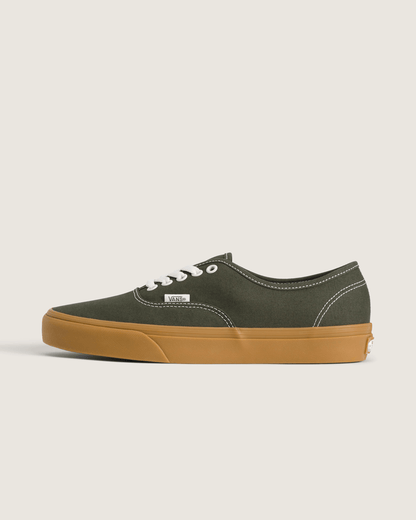 Vans Authentic Shoe in Gum Obsidian Fern Green