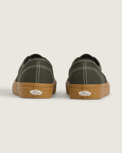 Vans Authentic Shoe in Gum Obsidian Fern Green