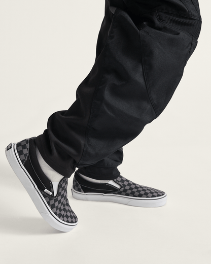 Vans Classic Checkerboard Slip-On Black/Pewter Shoe