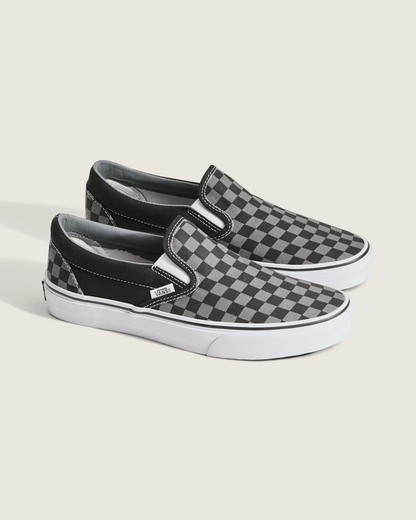 Vans Classic Checkerboard Slip-On Black/Pewter Shoe