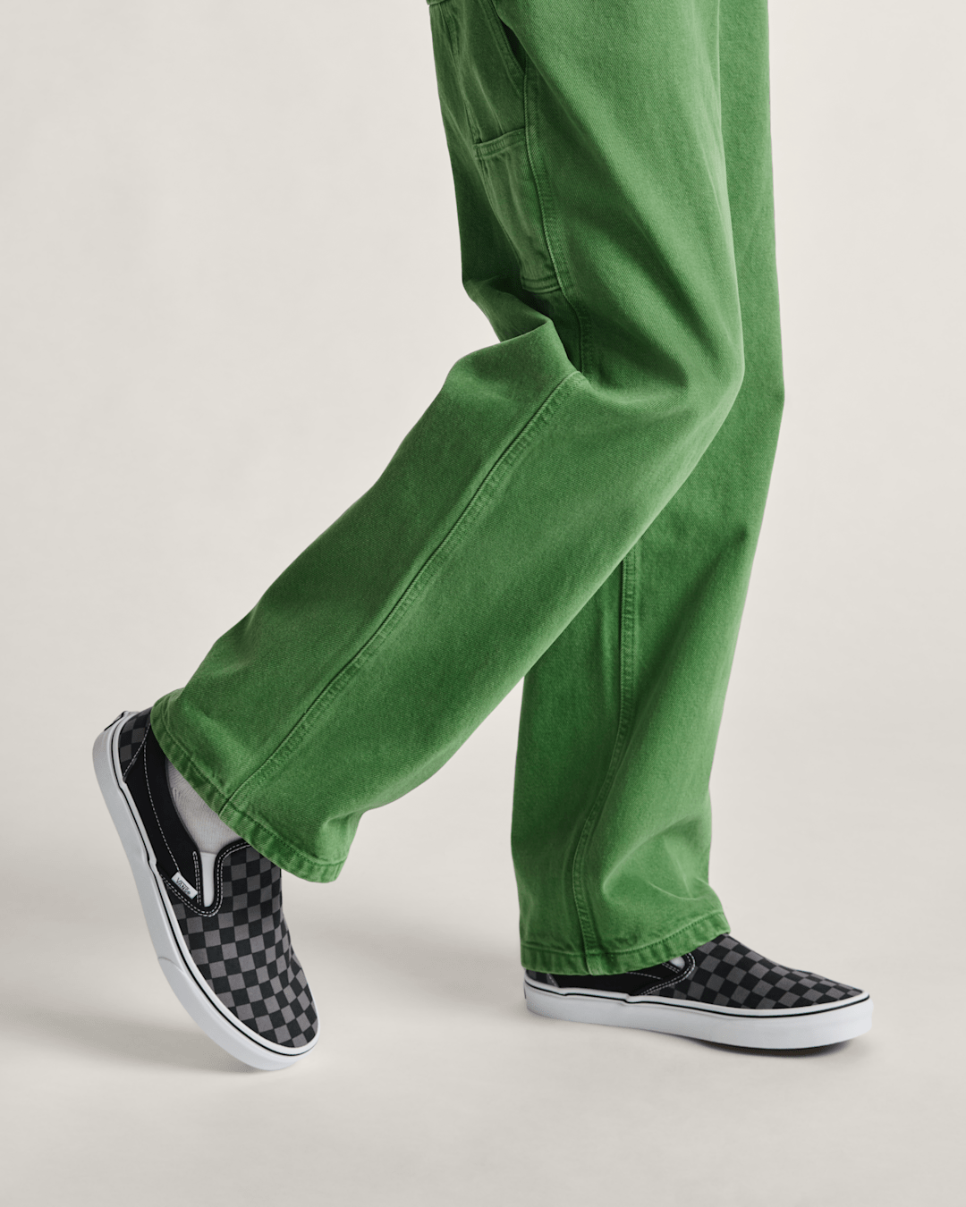 Vans Classic Checkerboard Slip-On Black/Pewter Shoe