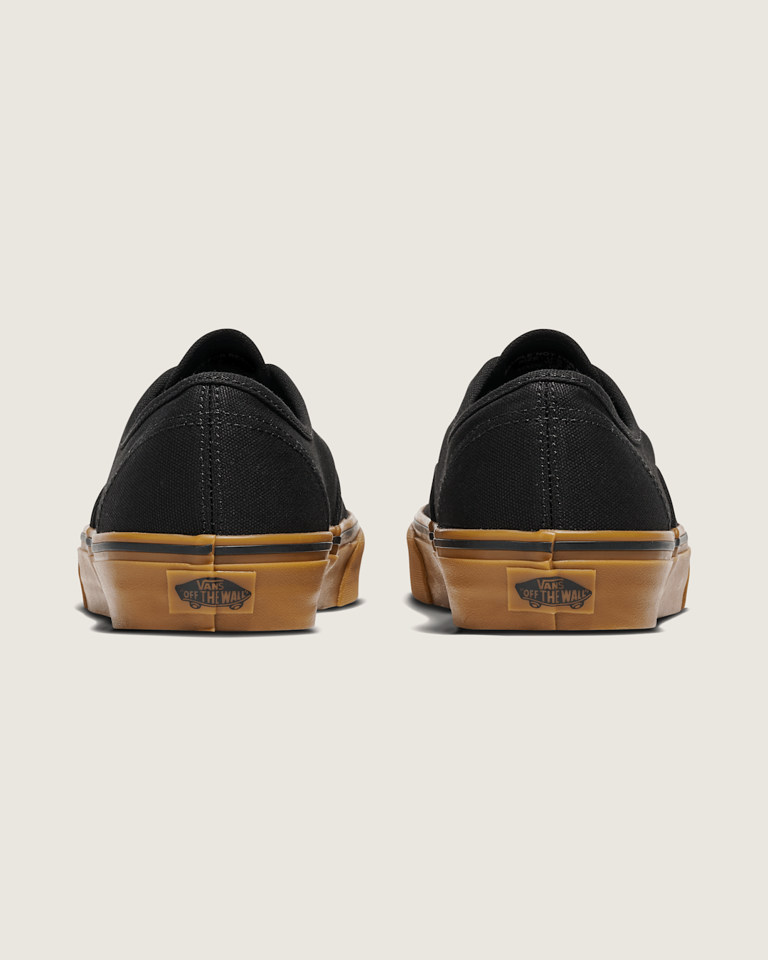 Vans Authentic Shoe in Gum Black