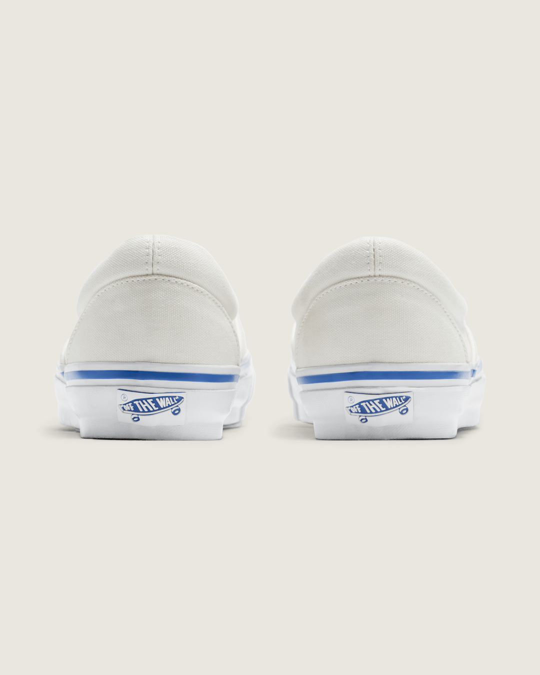 Vans Premium Slip-On Shoe in Off White / White