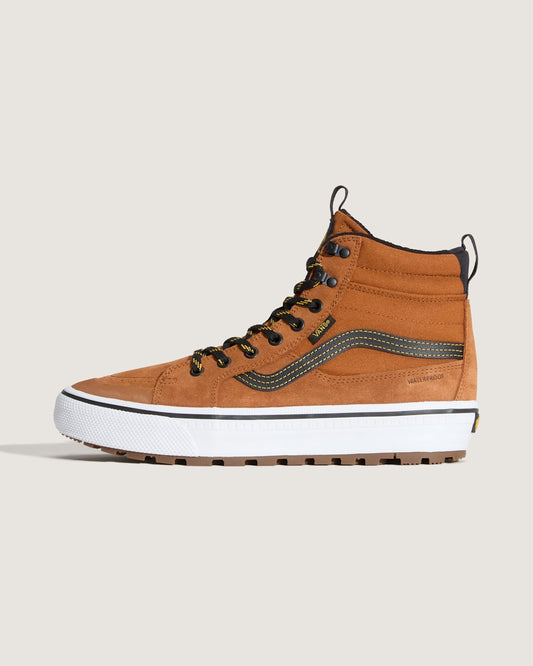 Vans Sk8-Hi Waterproof Insulated Shoe in Glazed Ginger Brown