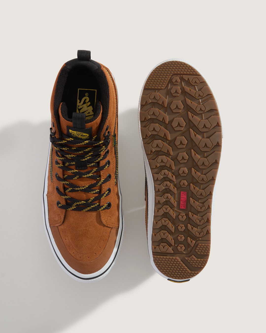 Vans Sk8-Hi Waterproof Insulated Shoe in Glazed Ginger Brown