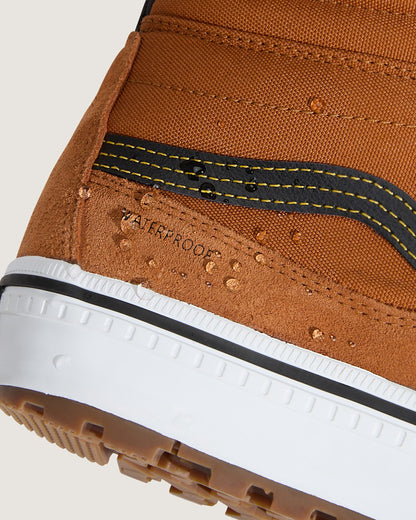 Vans Sk8-Hi Waterproof Insulated Shoe in Glazed Ginger Brown