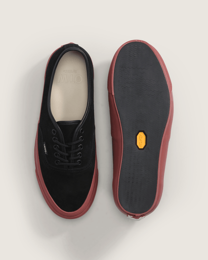 Vans OTW Authentic 44 Siped Vibram in Black / Ochre Red