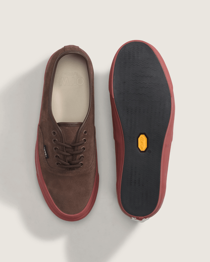 Vans OTW Authentic 44 Siped Vibram in Potting Soil Brown / Ochre Red