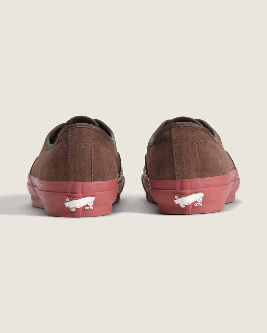 Vans OTW Authentic 44 Siped Vibram in Potting Soil Brown / Ochre Red