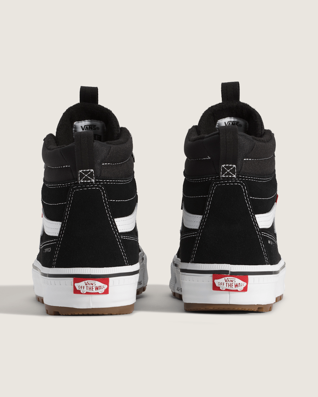 Vans Sk8-Hi Waterproof Insulated Shoe in Black / White