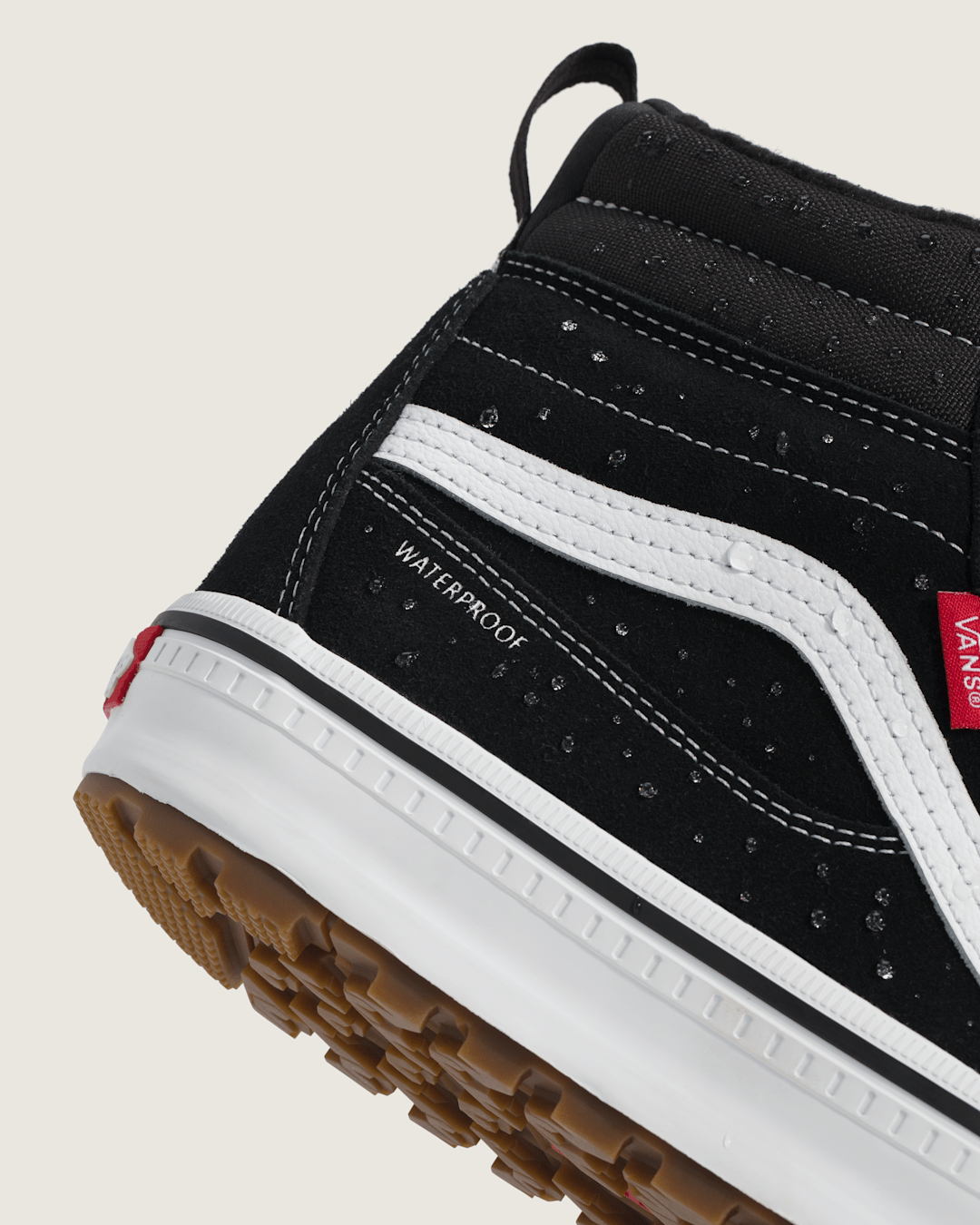Vans Sk8-Hi Waterproof Insulated Shoe in Black / White