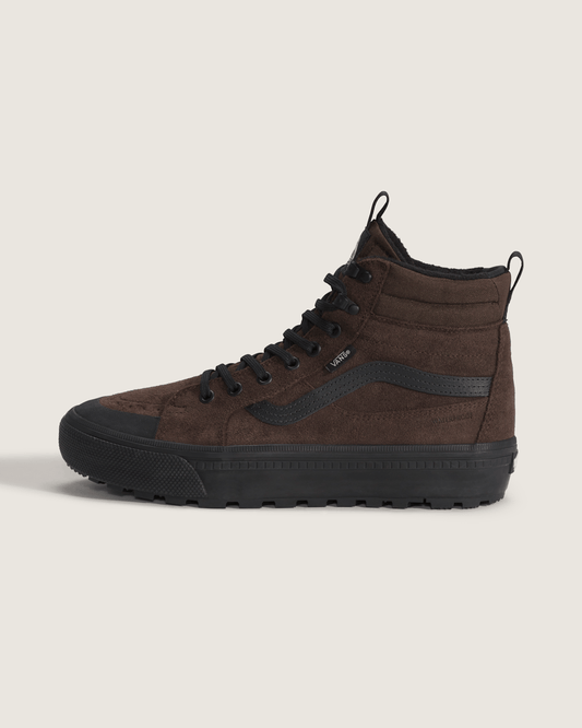 Vans Sk8-Hi Waterproof Insulated Shoe in Brown / Black