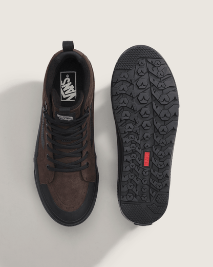 Vans Sk8-Hi Waterproof Insulated Shoe in Brown / Black
