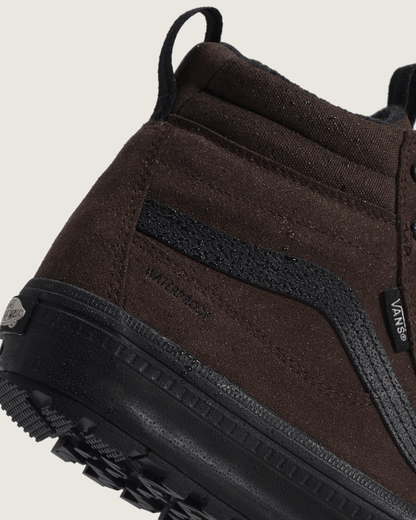 Vans Sk8-Hi Waterproof Insulated Shoe in Brown / Black