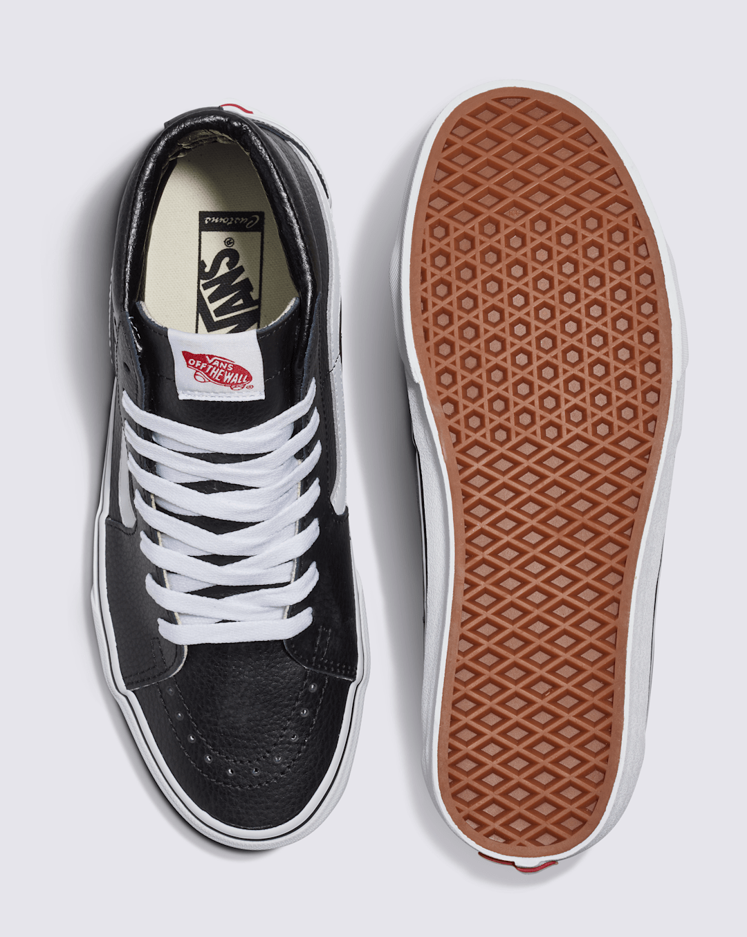 Vans Customs Sk8-Hi Leather Shoe in Customs