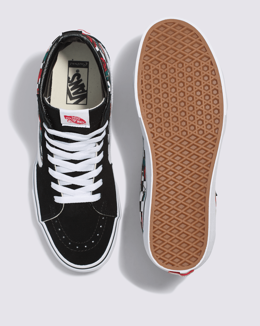 Vans Customs Sk8-Hi Checkerboard Shoe in Customs