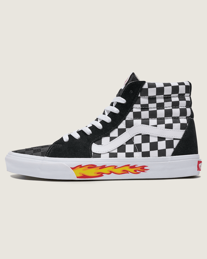 Vans Customs Sk8-Hi Checkerboard Shoe in Customs
