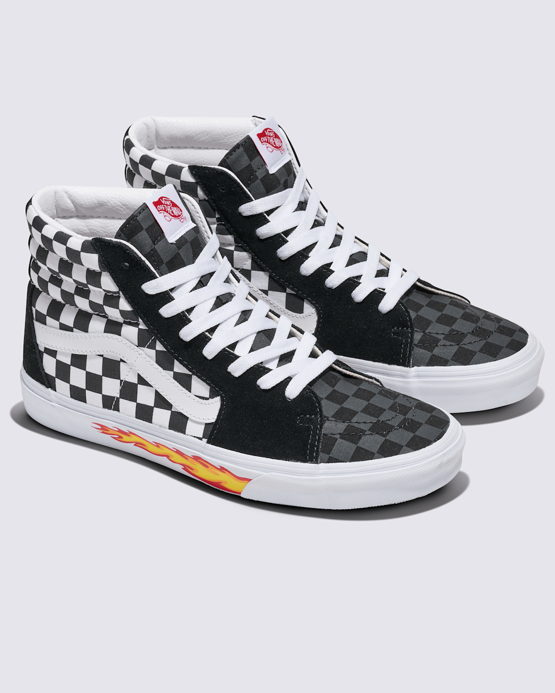 Vans Customs Sk8-Hi Checkerboard Shoe in Customs