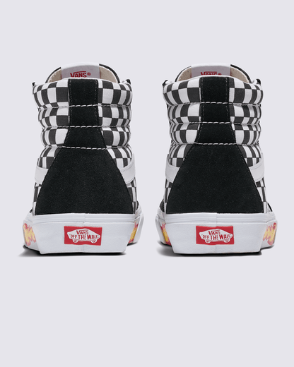 Vans Customs Sk8-Hi Checkerboard Shoe in Customs