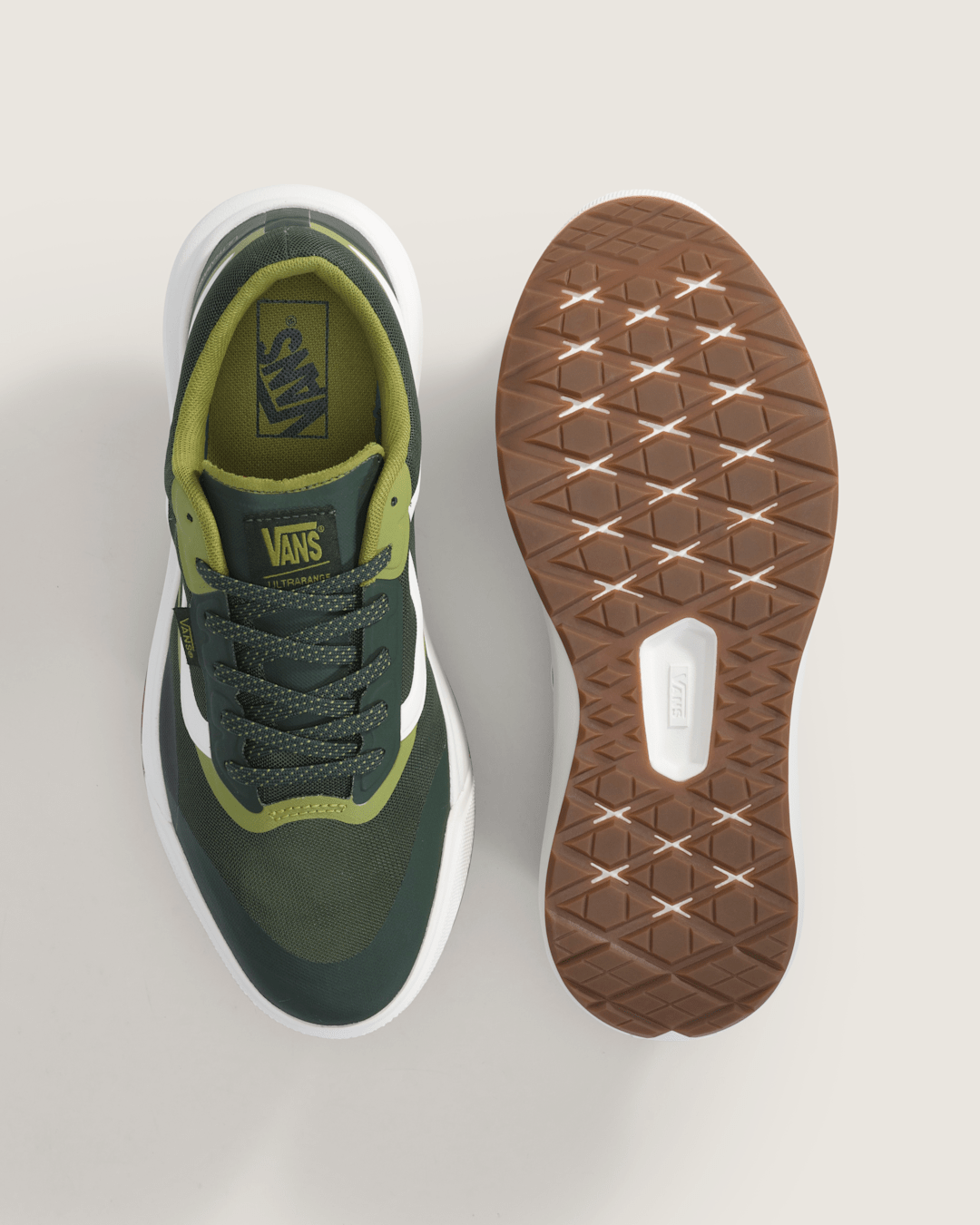 Vans UltraRange 2.0 Shoe in Kelp Green / Marshmallow White