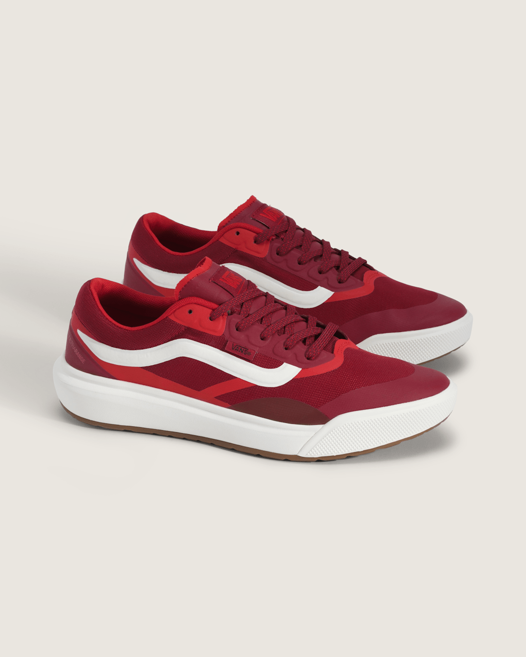 Vans UltraRange 2.0 Shoe in Bordeaux Red / Marshmallow White