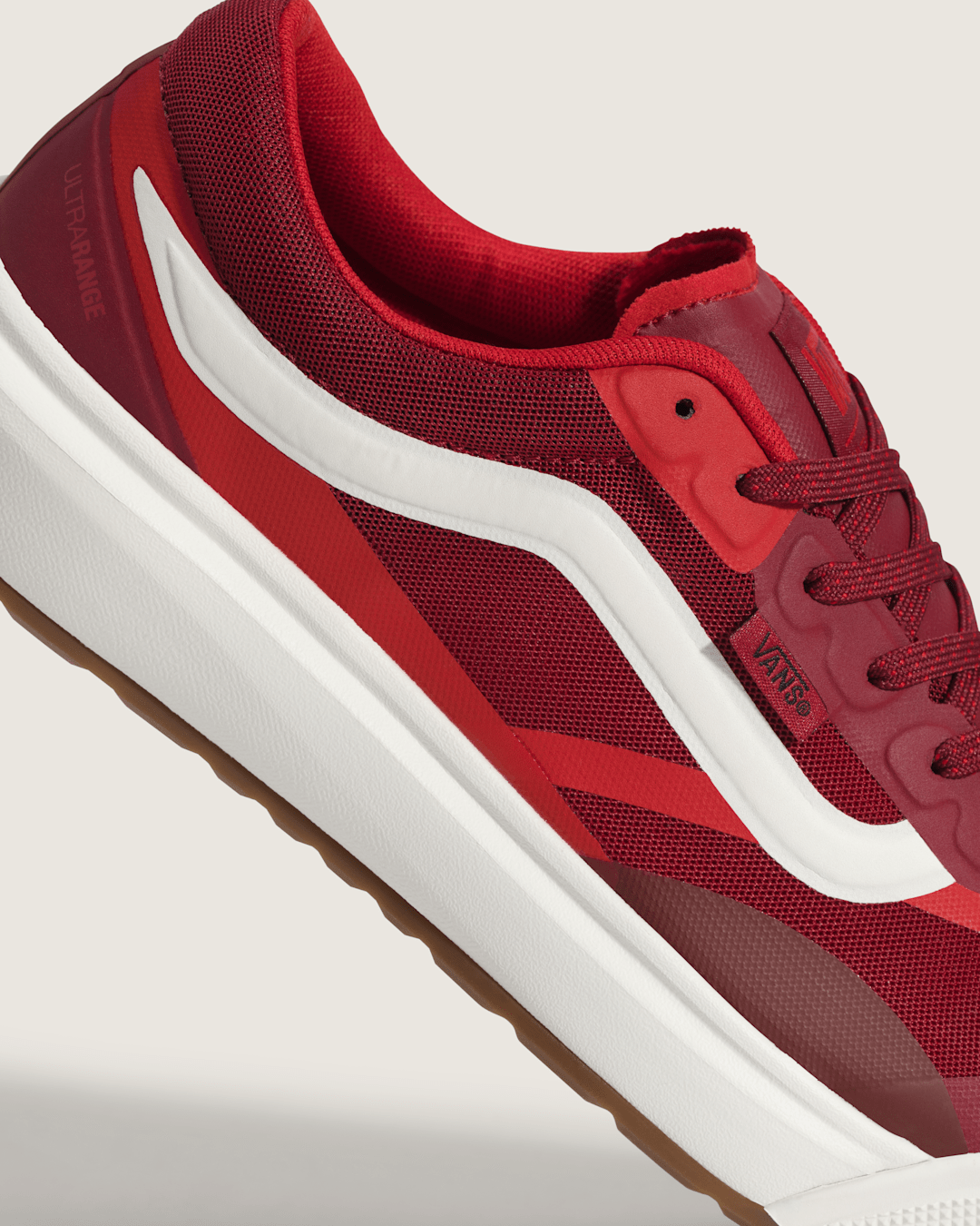 Vans UltraRange 2.0 Shoe in Bordeaux Red / Marshmallow White