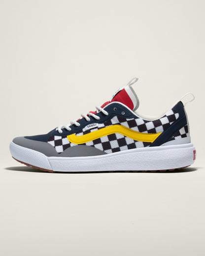 Vans Customs UltraRange EXO Checkerboard Shoe in Black / White