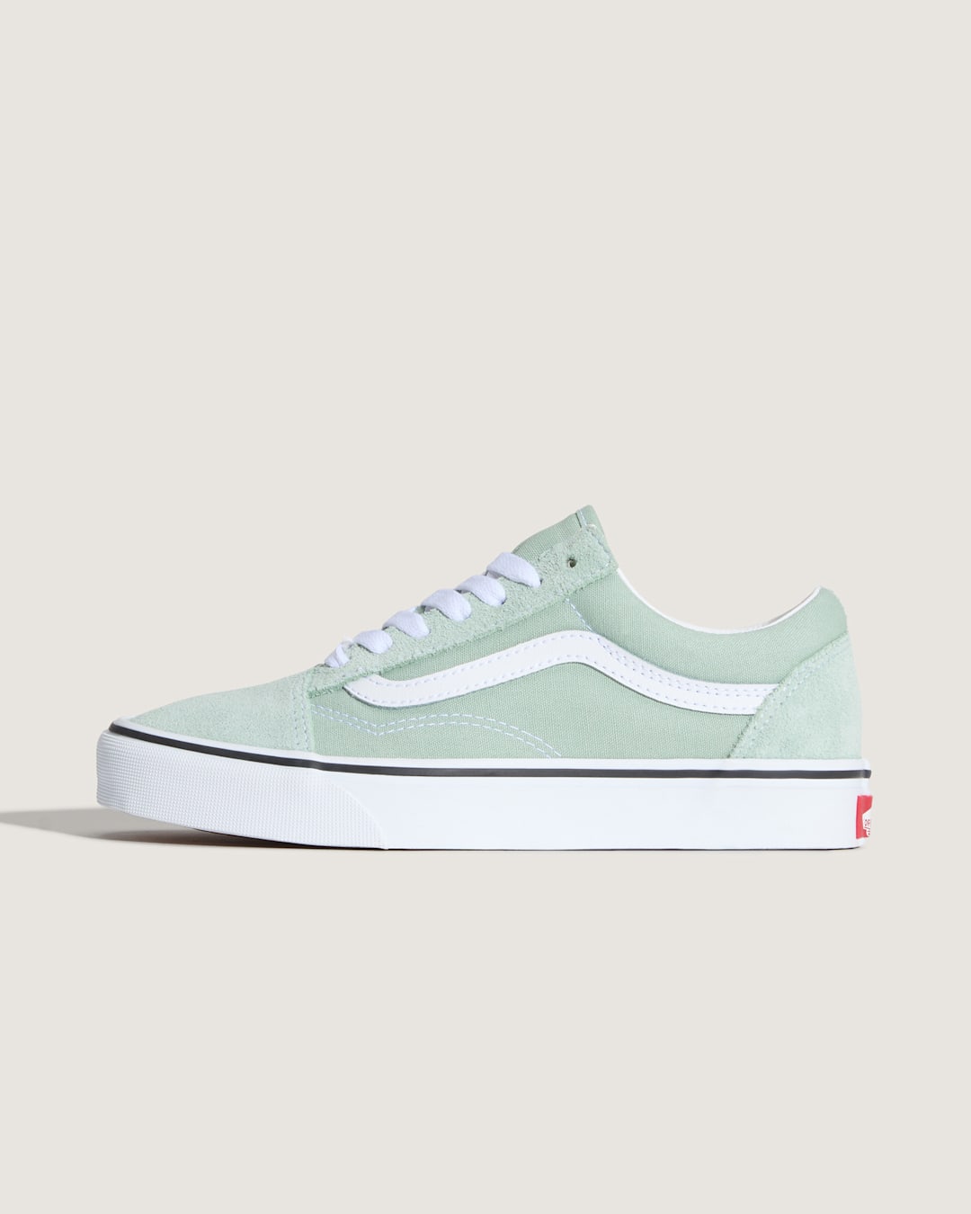 Vans Old Skool Shoe in Grey Olive Green