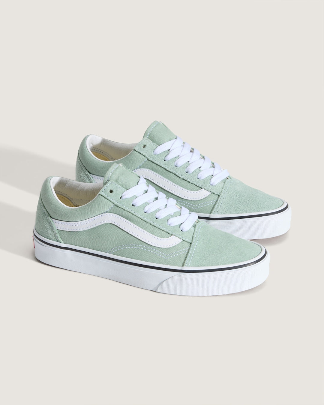 Vans Old Skool Shoe in Grey Olive Green