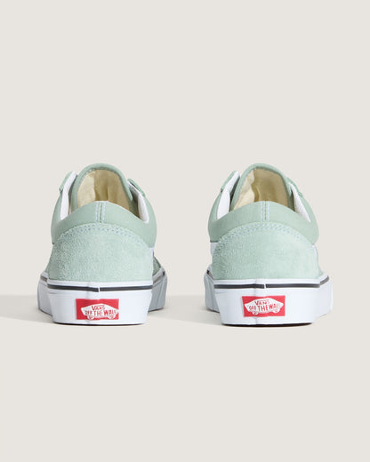 Vans Old Skool Shoe in Grey Olive Green