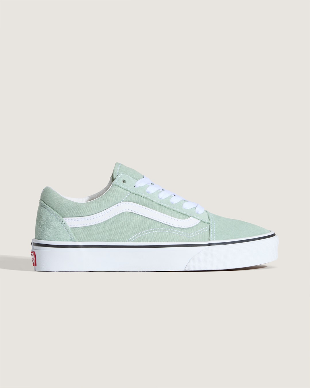 Vans Old Skool Shoe in Grey Olive Green